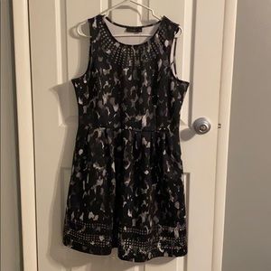 Apt 9 Black Cutout Dress Size Large